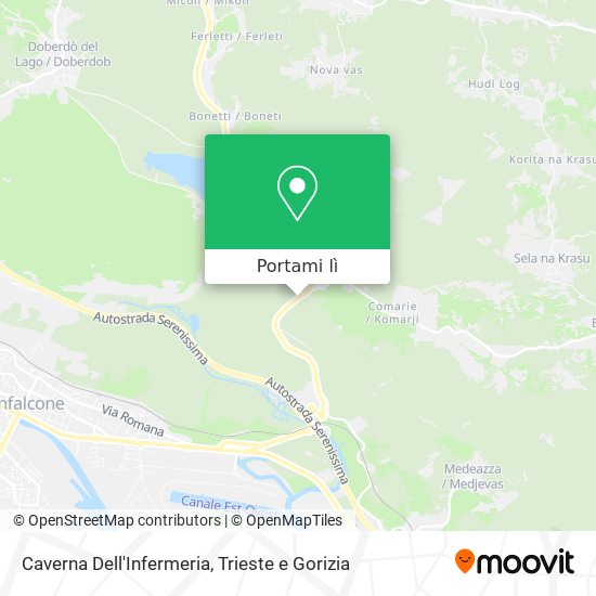 Mappa Caverna Dell'Infermeria