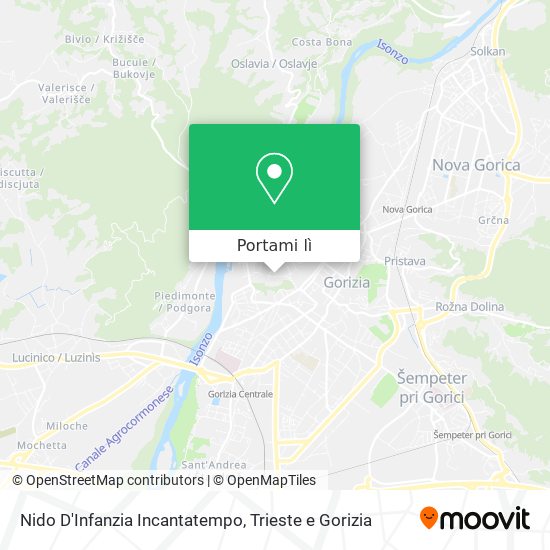 Mappa Nido D'Infanzia Incantatempo