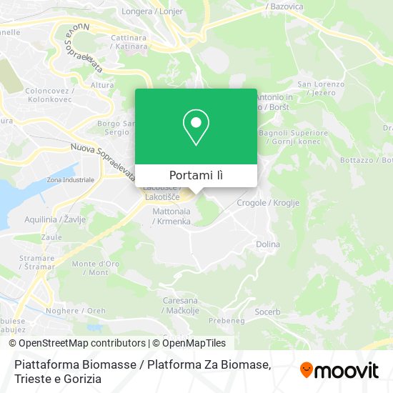 Mappa Piattaforma Biomasse / Platforma Za Biomase