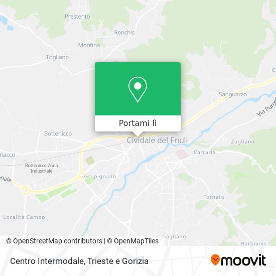 Mappa Centro Intermodale