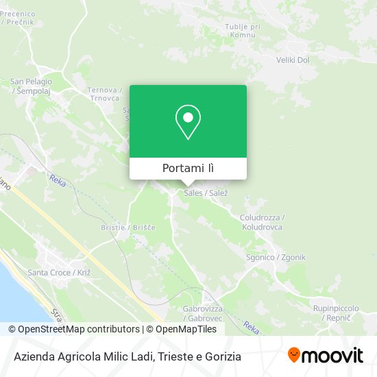 Mappa Azienda Agricola Milic Ladi