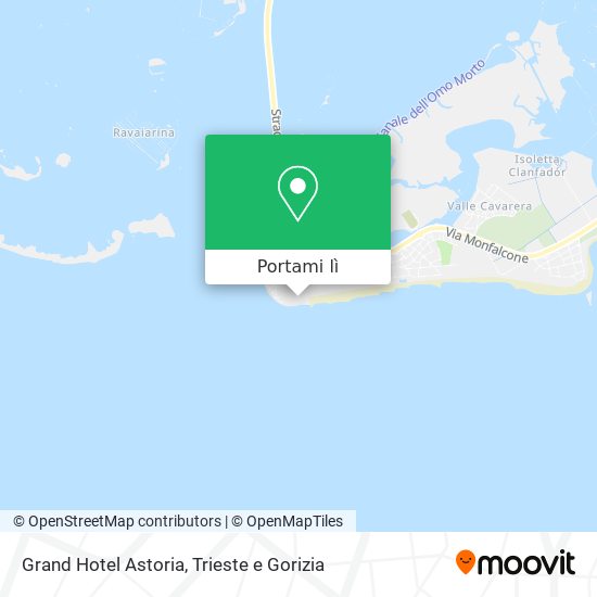 Mappa Grand Hotel Astoria