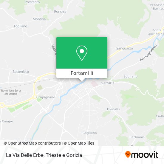 Mappa La Via Delle Erbe