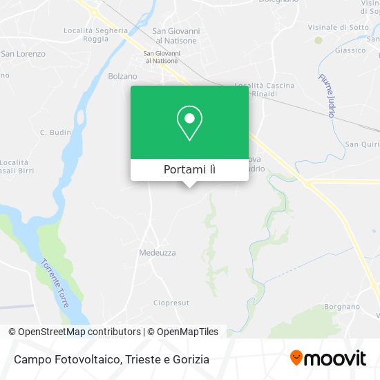 Mappa Campo Fotovoltaico