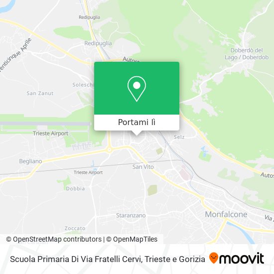 Mappa Scuola Primaria Di Via Fratelli Cervi