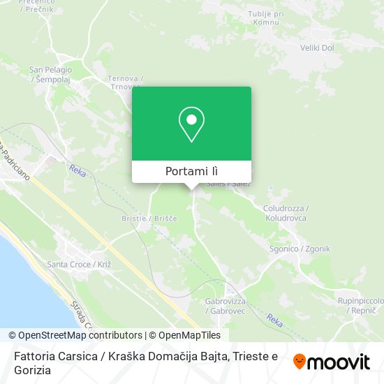 Mappa Fattoria Carsica / Kraška Domačija Bajta