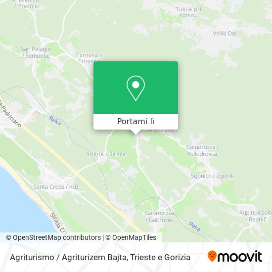 Mappa Agriturismo / Agriturizem Bajta