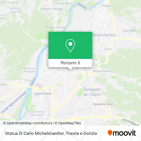 Mappa Statua Di Carlo Michelstaedter
