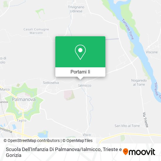 Mappa Scuola Dell'Infanzia Di Palmanova / Ialmicco