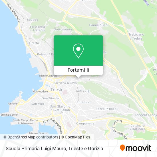 Mappa Scuola Primaria Luigi Mauro