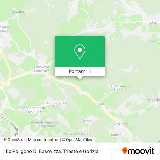 Mappa Ex Poligono Di Basovizza