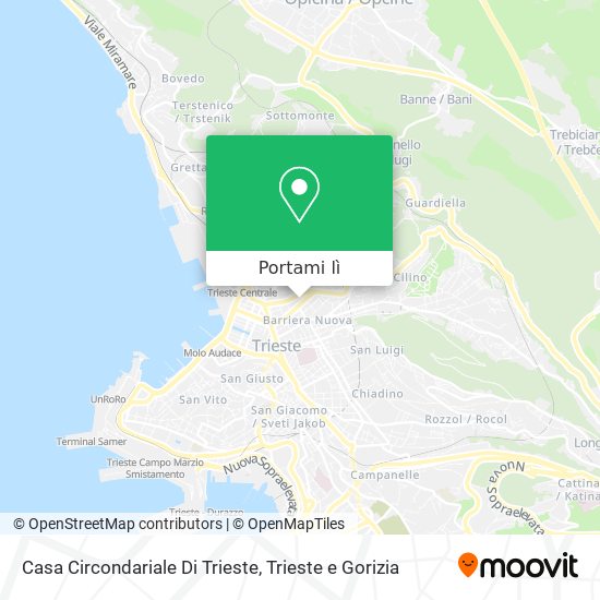 Mappa Casa Circondariale Di Trieste