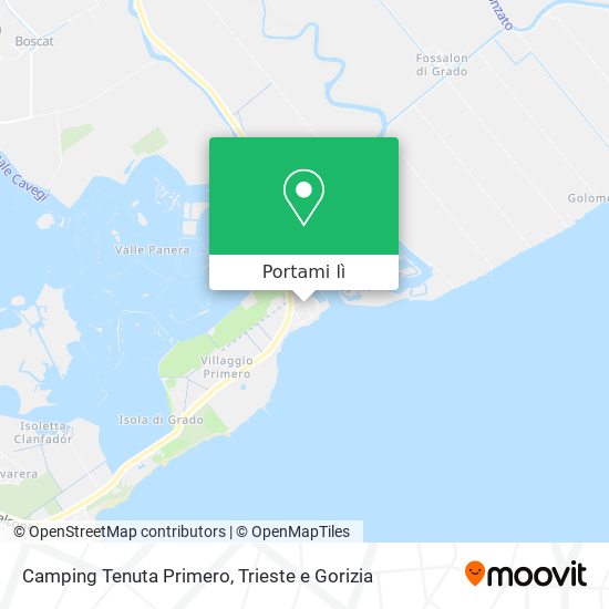 Mappa Camping Tenuta Primero