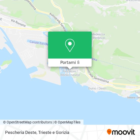 Mappa Pescheria Deste