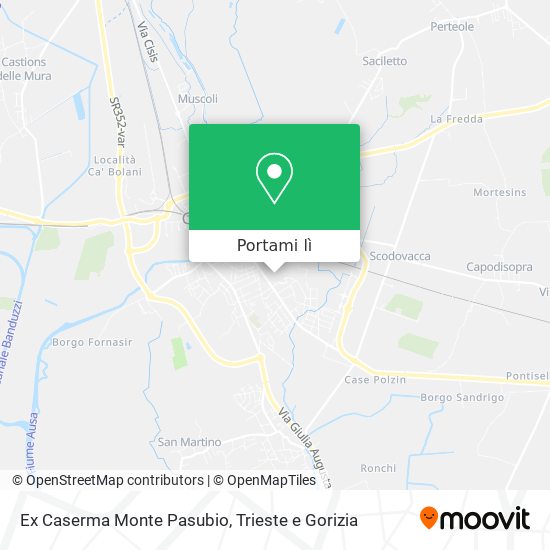 Mappa Ex Caserma Monte Pasubio