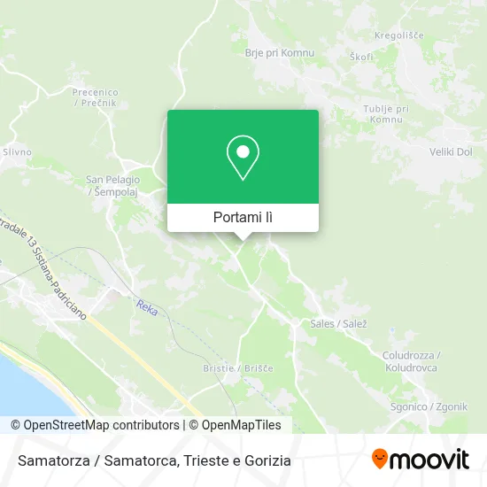 Mappa Samatorza / Samatorca