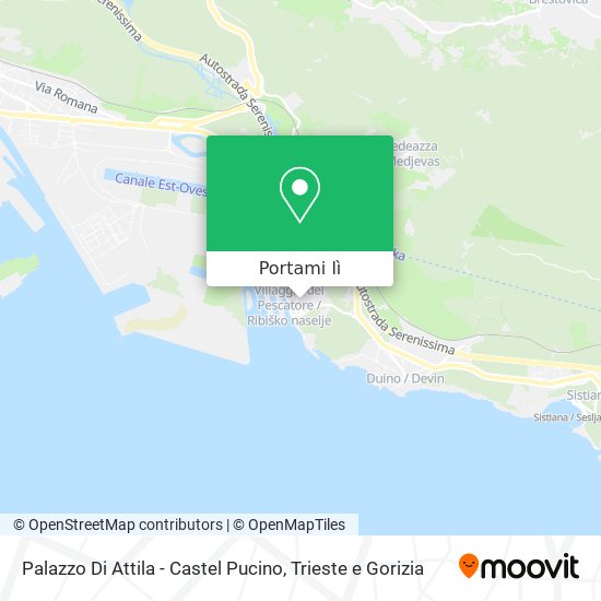 Mappa Palazzo Di Attila - Castel Pucino