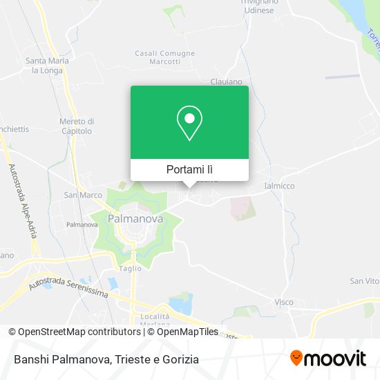 Mappa Banshi Palmanova