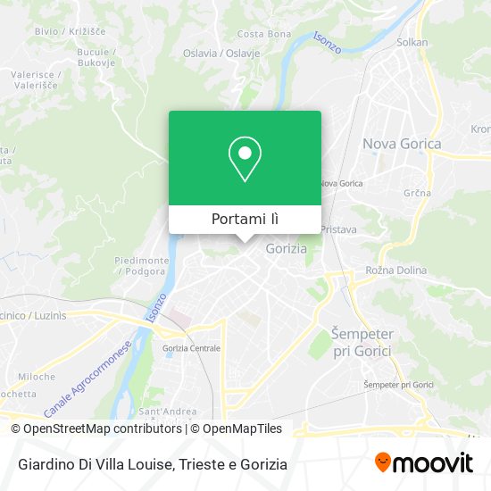 Mappa Giardino Di Villa Louise