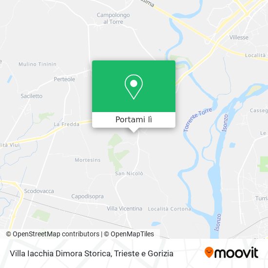 Mappa Villa Iacchia Dimora Storica
