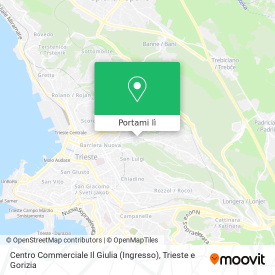 Mappa Centro Commerciale Il Giulia (Ingresso)