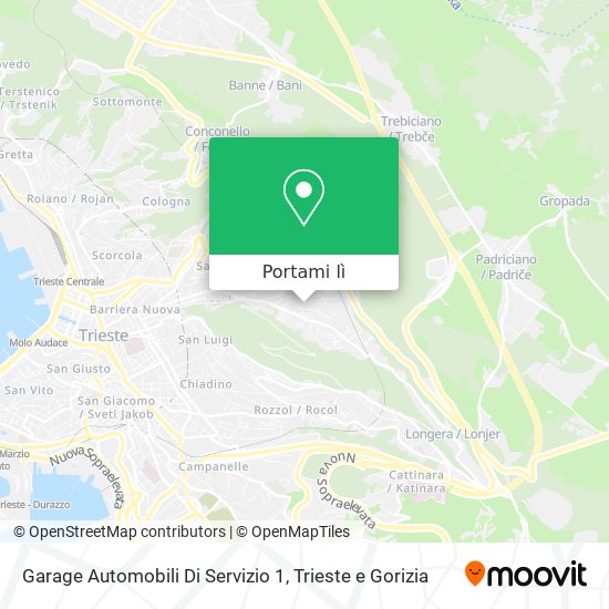 Mappa Garage Automobili Di Servizio 1