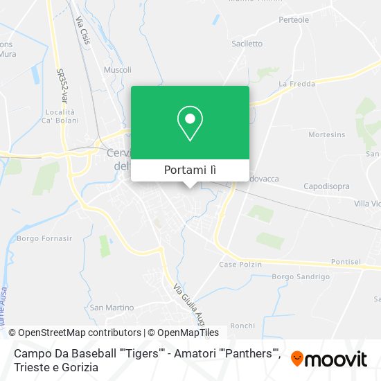 Mappa Campo Da Baseball ""Tigers"" - Amatori ""Panthers""