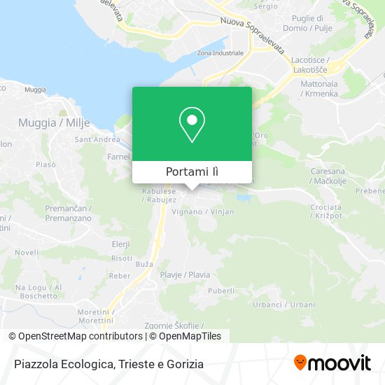 Mappa Piazzola Ecologica