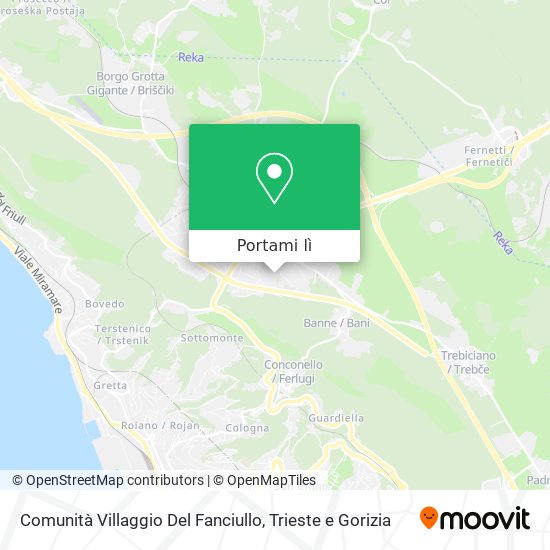 Mappa Comunità Villaggio Del Fanciullo
