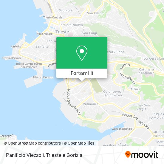 Mappa Panificio Viezzoli