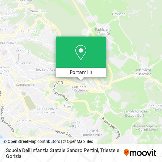 Mappa Scuola Dell'Infanzia Statale Sandro Pertini
