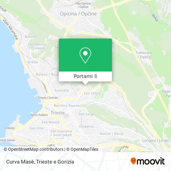 Mappa Curva Masè