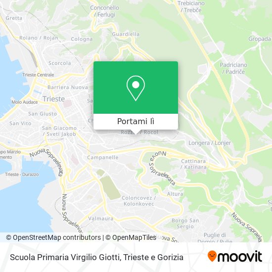 Mappa Scuola Primaria Virgilio Giotti