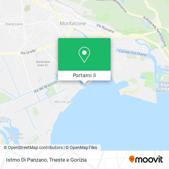 Mappa Istmo Di Panzano