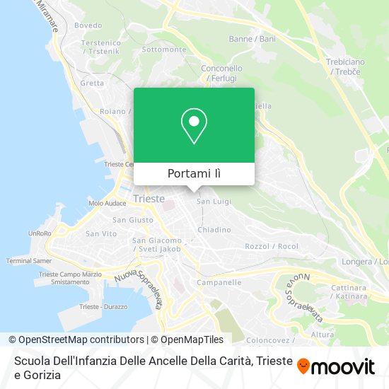 Mappa Scuola Dell'Infanzia Delle Ancelle Della Carità