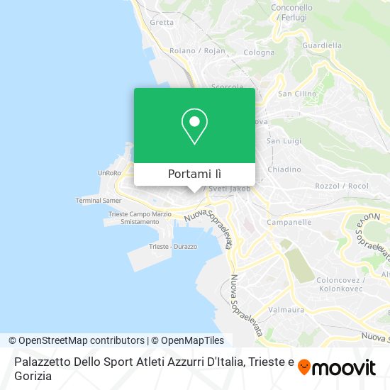 Mappa Palazzetto Dello Sport Atleti Azzurri D'Italia