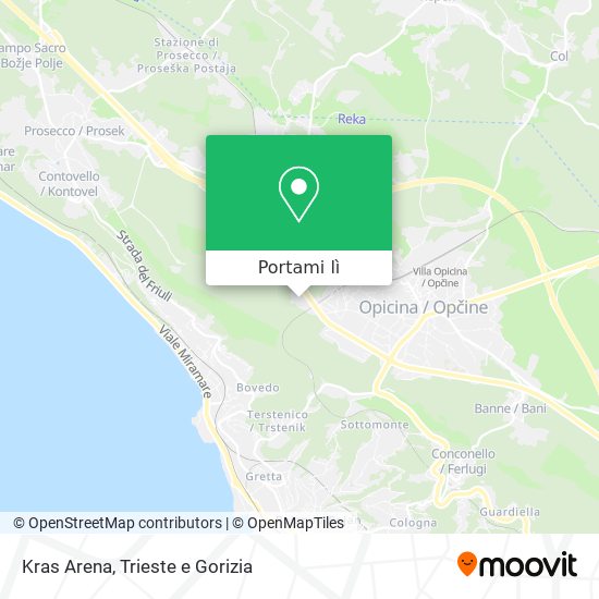 Mappa Kras Arena