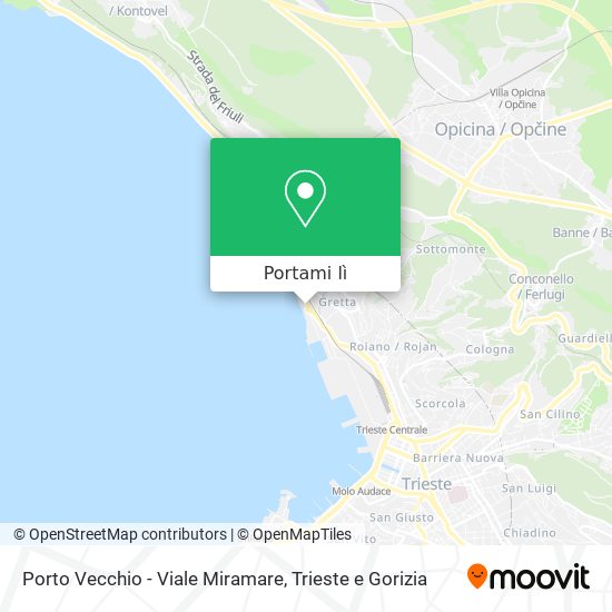 Mappa Porto Vecchio - Viale Miramare