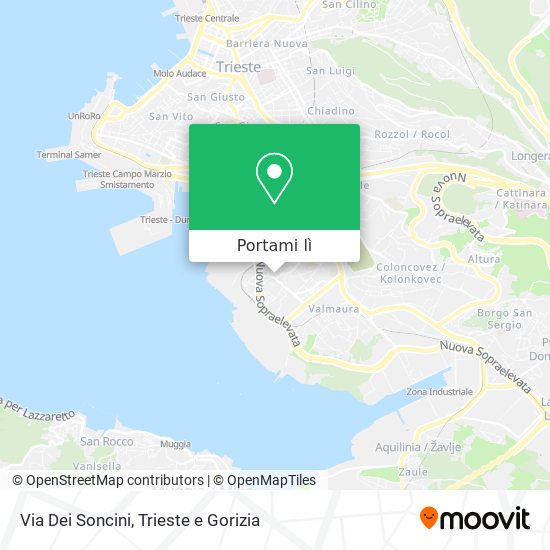 Mappa Via Dei Soncini