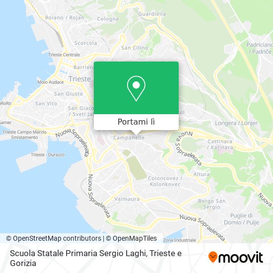 Mappa Scuola Statale Primaria Sergio Laghi