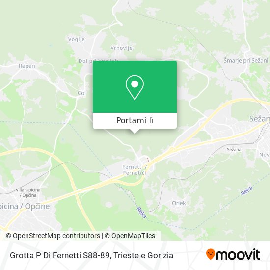Mappa Grotta P Di Fernetti S88-89