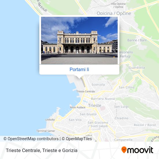 Mappa Trieste Centrale