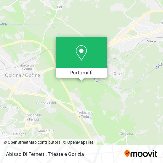 Mappa Abisso Di Fernetti