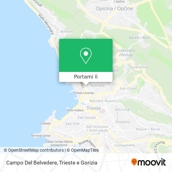 Mappa Campo Del Belvedere
