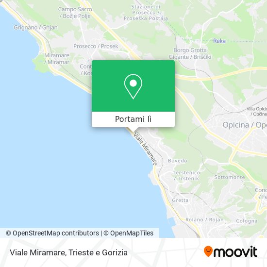 Mappa Viale Miramare