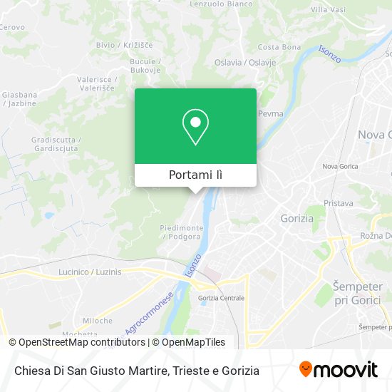 Mappa Chiesa Di San Giusto Martire