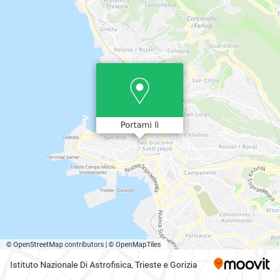 Mappa Istituto Nazionale Di Astrofisica