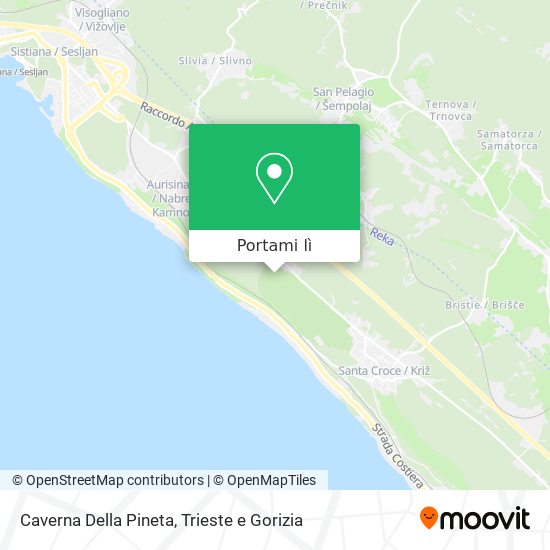 Mappa Caverna Della Pineta