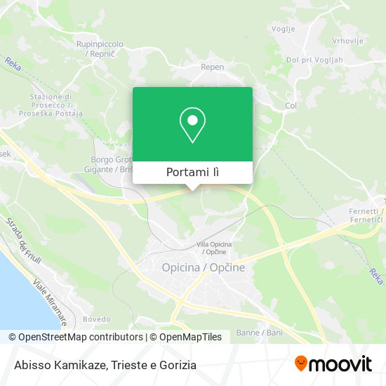 Mappa Abisso Kamikaze