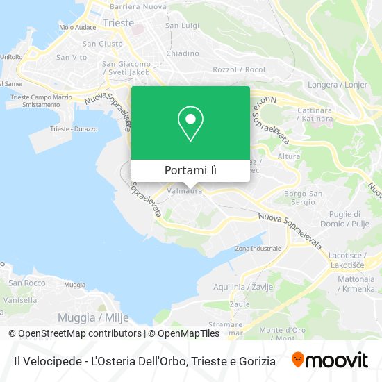 Mappa Il Velocipede - L'Osteria Dell'Orbo